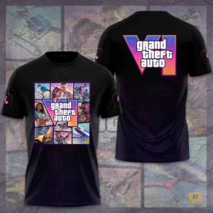 Grand Theft Auto Vi 3D Apparel Gift For Gaming Fans New Release Collection
