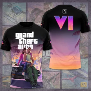 Grand Theft Auto Vi 3D Apparel Gift For Video Game Enthusiasts Collector Edition