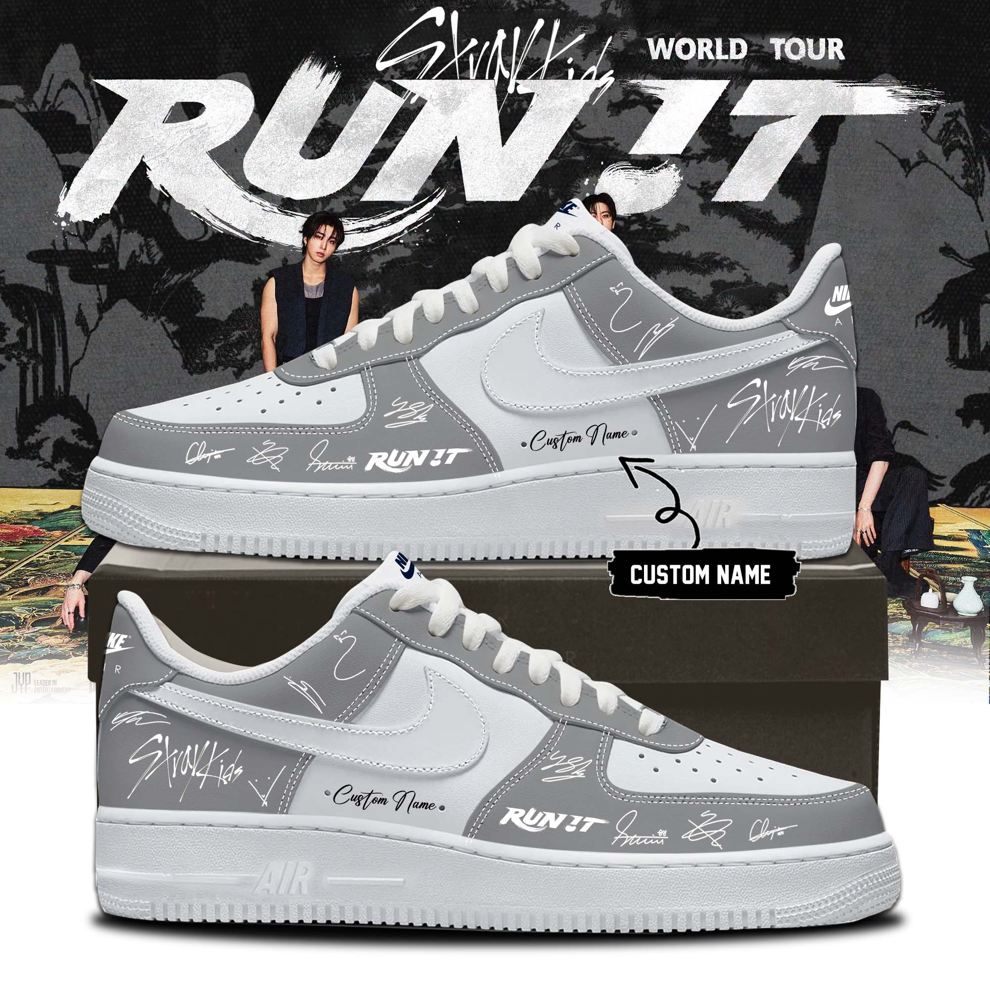 Stray Kids Run It World Tour 2026 Tour Fan Shoes Gift For Tour Fans