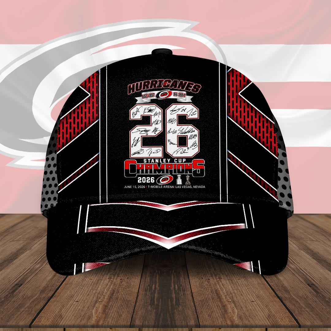 Carolina Hurricanes Stanley Cup Champions 2026 Classic Cap Gift For Hockey Fans Victory Season