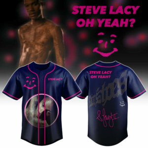 Steve Lacy Oh Yeah Album 2026 Limited Edition Baseball Jersey