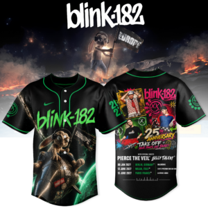 Never Grew Up Europe Tour Edition Baseball Jersey