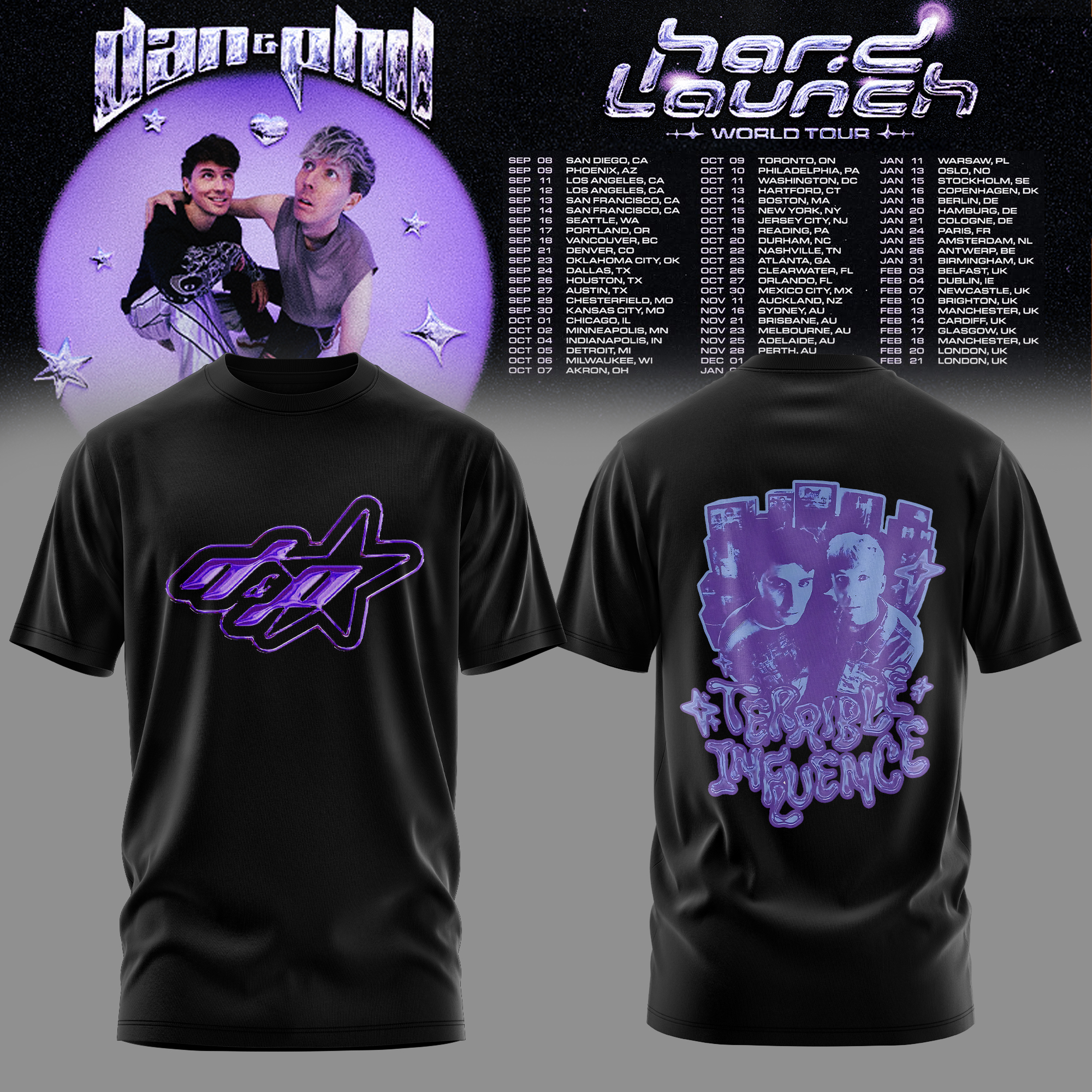 Hard Launch Live 2026 Fan Collection T-Shirt Gift For Tour Fans Concert Edition