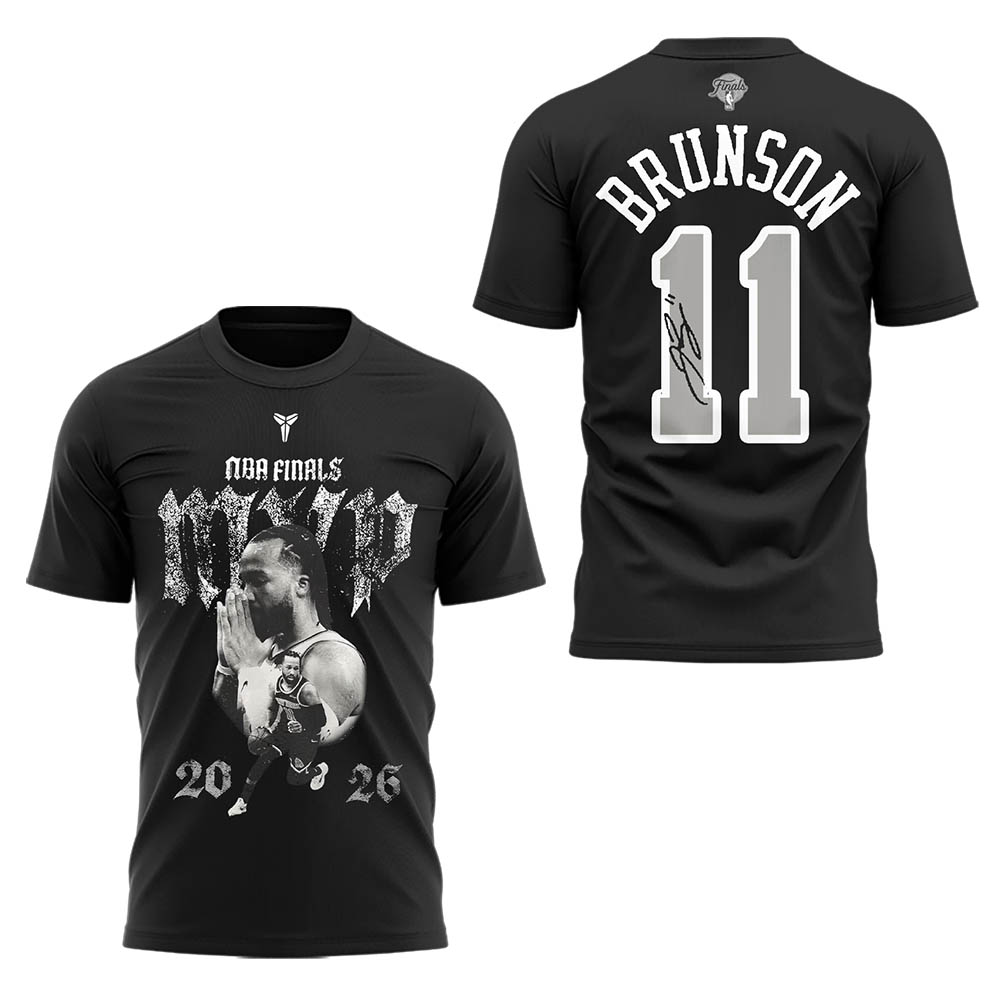 Jalen Brunson Mvp Knicks Nba Champions 2026 T-Shirt Gift For Basketball Fans