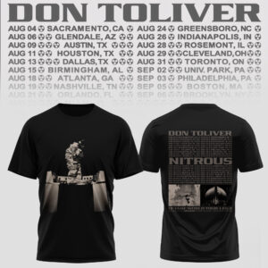 Don Toliver Octane Tour Signed T-Shirt Gift For Tour Merchandise Collectors