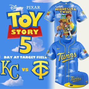 Minnesota Twins Toy Story 5 Theme Nights Jersey Gift For Twins Fans 2026