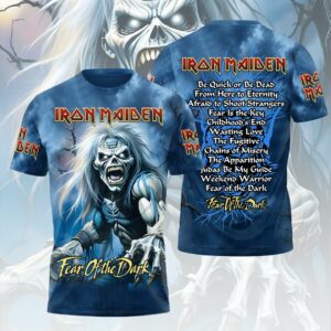 Iron Maiden World Tour 2026 3D Apparel Gift For Heavy Metal Enthusiasts Live Tour