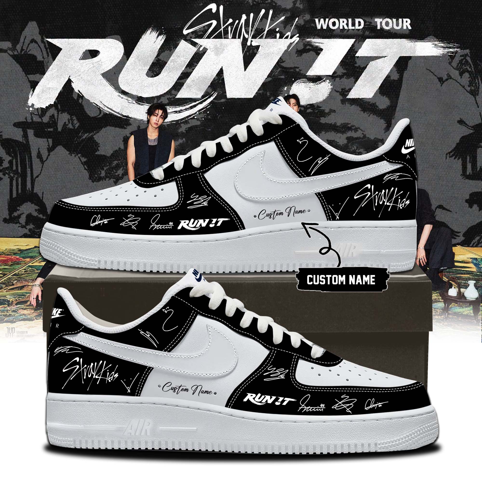 Stray Kids Run It World Tour 2026 Premium Concert Shoes Gift For Music Fans