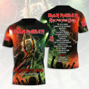 Iron Maiden World Tour 2026 3D Apparel Gift For Heavy Metal Fans Limited Collection
