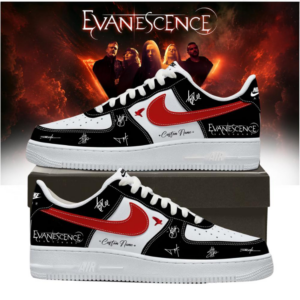 Evanescence Fallen Sanctuary World Tour 2026 Air Force 1 Gift For Band Supporters