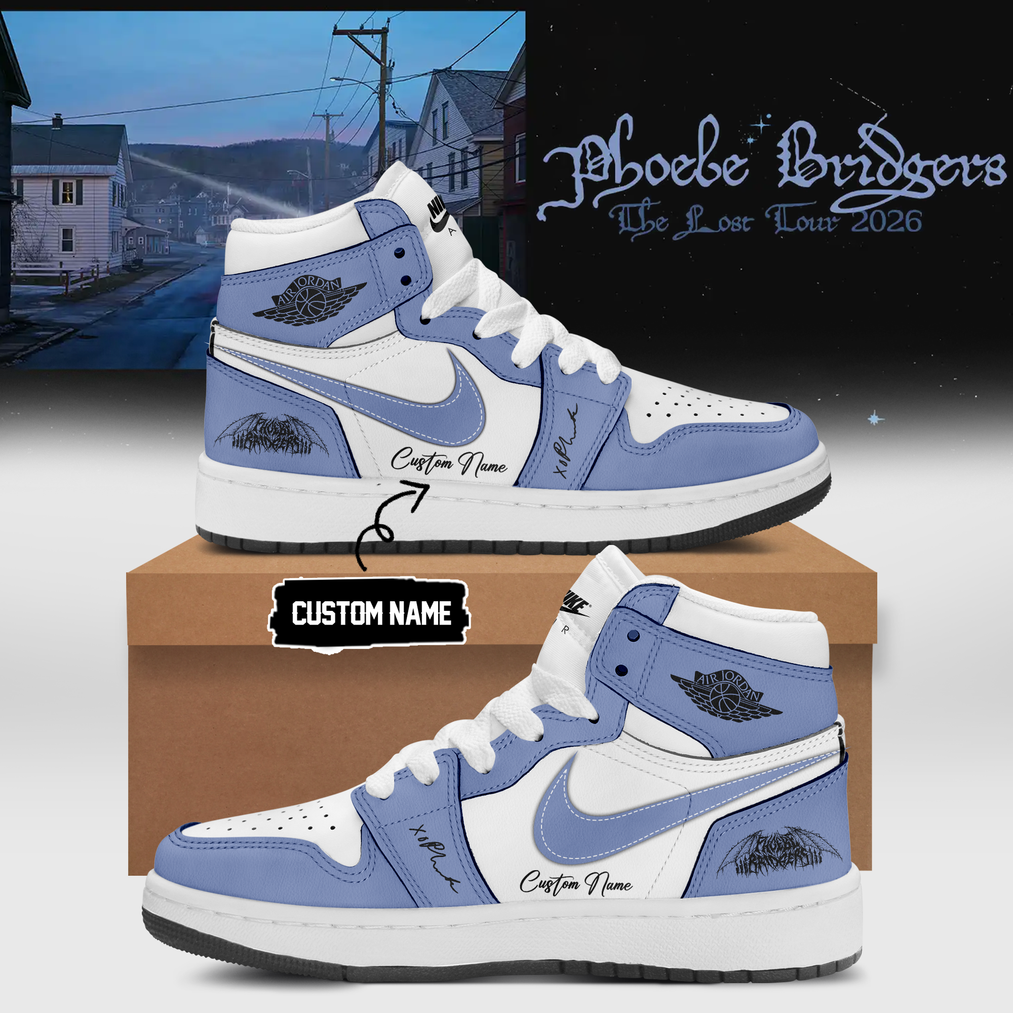 Phoebe Bridgers The Lost Tour Exclusive Shoes Gift For Music Enthusiasts