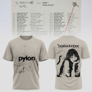 Beabadoobee The Powerlines Tour Pylon Graphic T-Shirt Collection