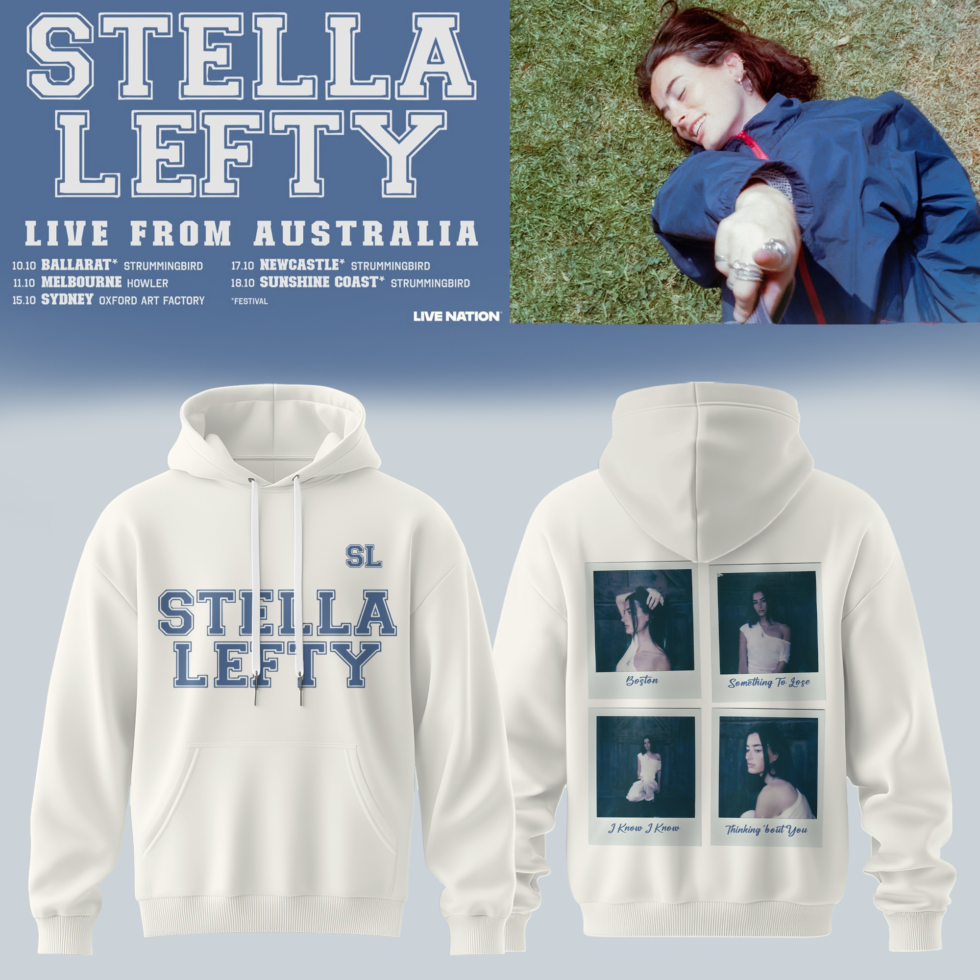 Stella Lefty Live From Australia Tour 2026 Premium Hoodie