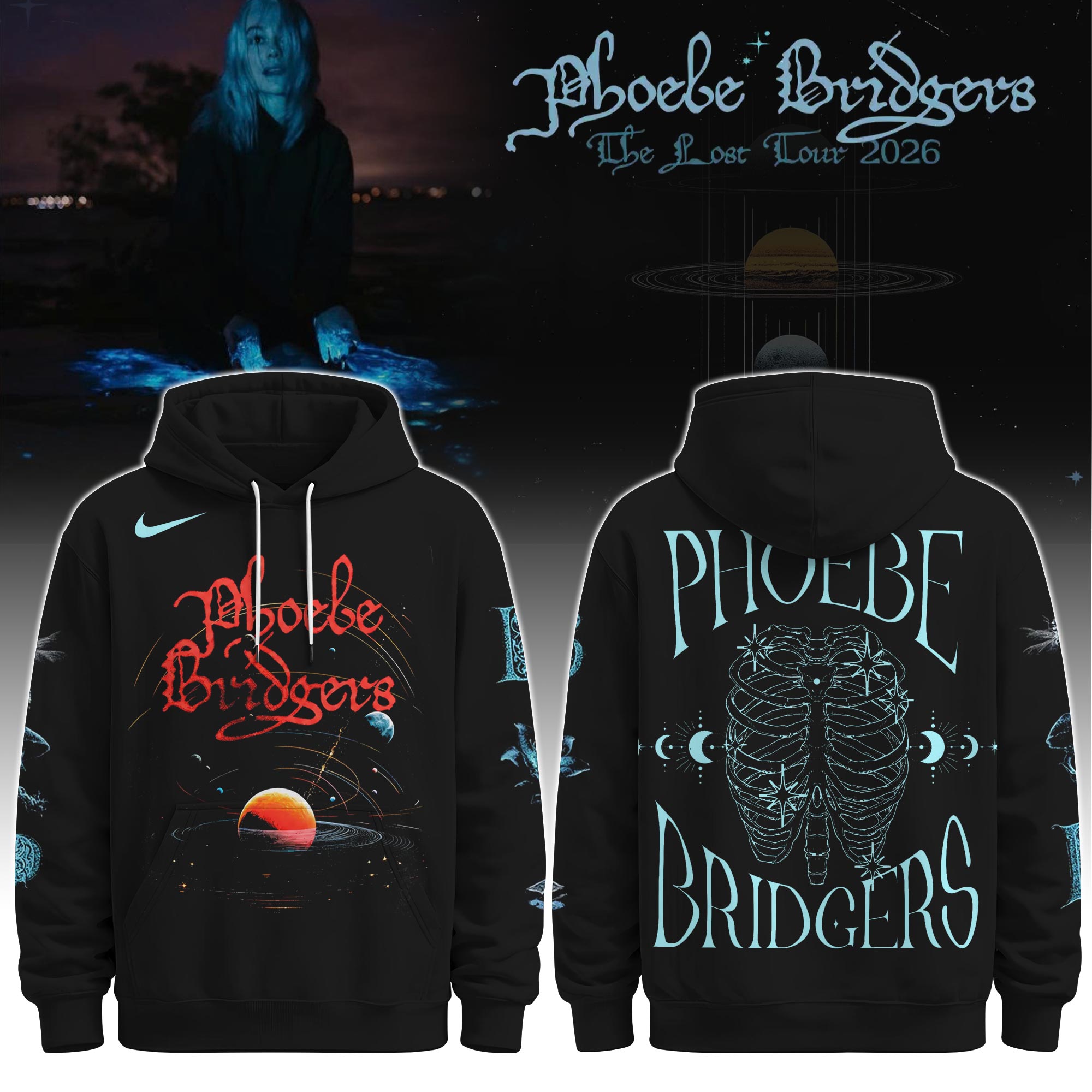 Phoebe Bridgers The Lost Tour Cosmic Hoodie Version 2 Gift For Music Lovers