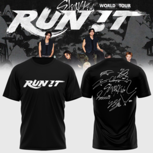 Stray Kids Run It World Tour 2026 Official Merchandise T-Shirt Gift For Stay Fans