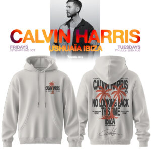 Calvin Harris Ushuaia Ibiza 2026 Official Merchandise Hoodie Gift For Edm Lovers