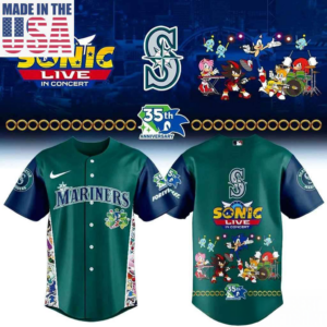 Seattle Mariners Sonic Live In Concert 2026 Baseball Jersey