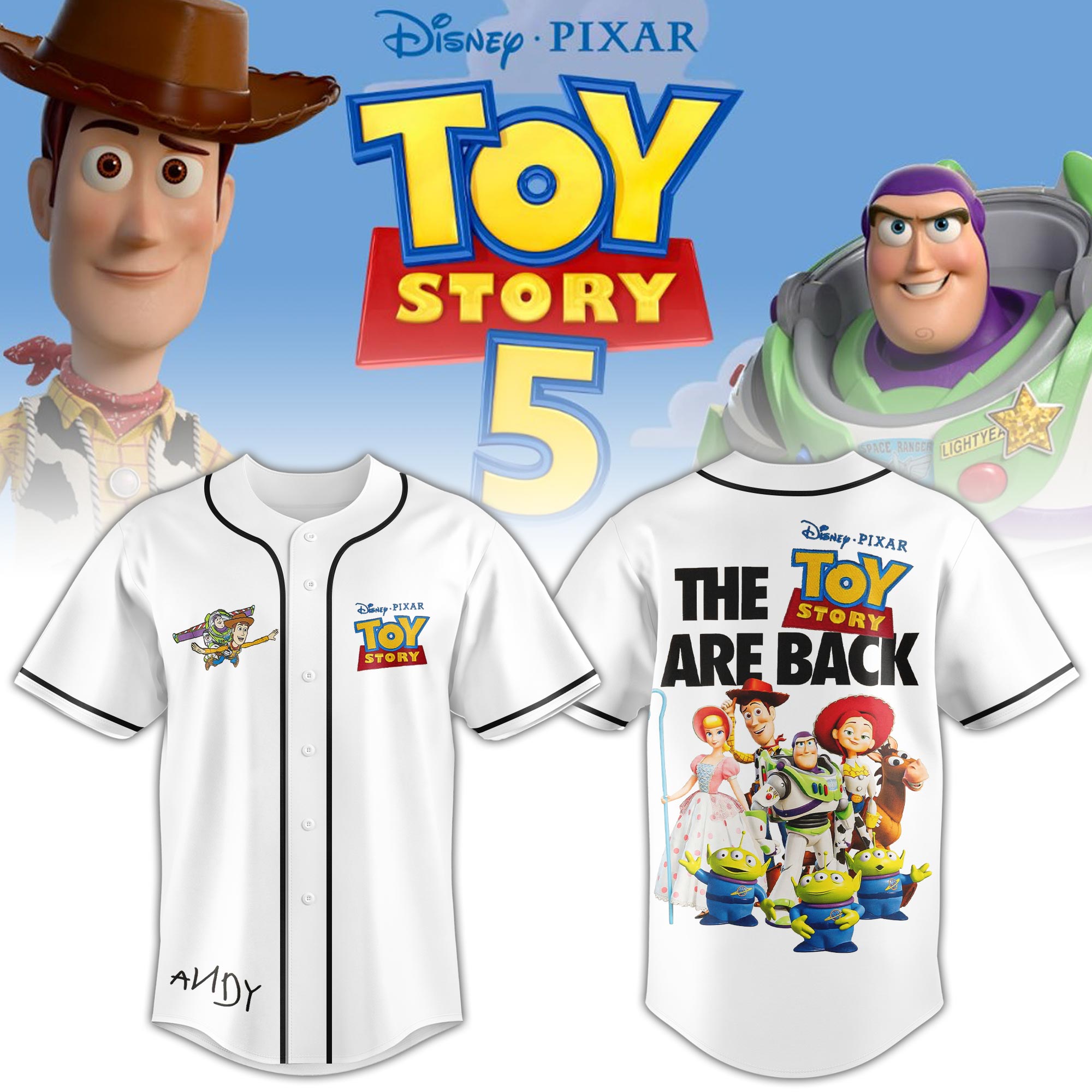 The Toys Are Back White Limited Edition Baseball Jersey Gift For Movie Fans 2026