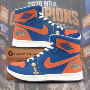 New York Knicks Aj1 Sneaker Gift For Basketball Fans Streetwear Collection
