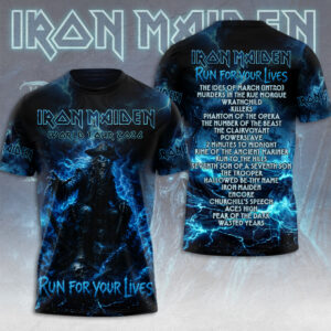 Iron Maiden World Tour 2026 3D Apparel Gift For Heavy Metal Fans Exclusive Merchandise