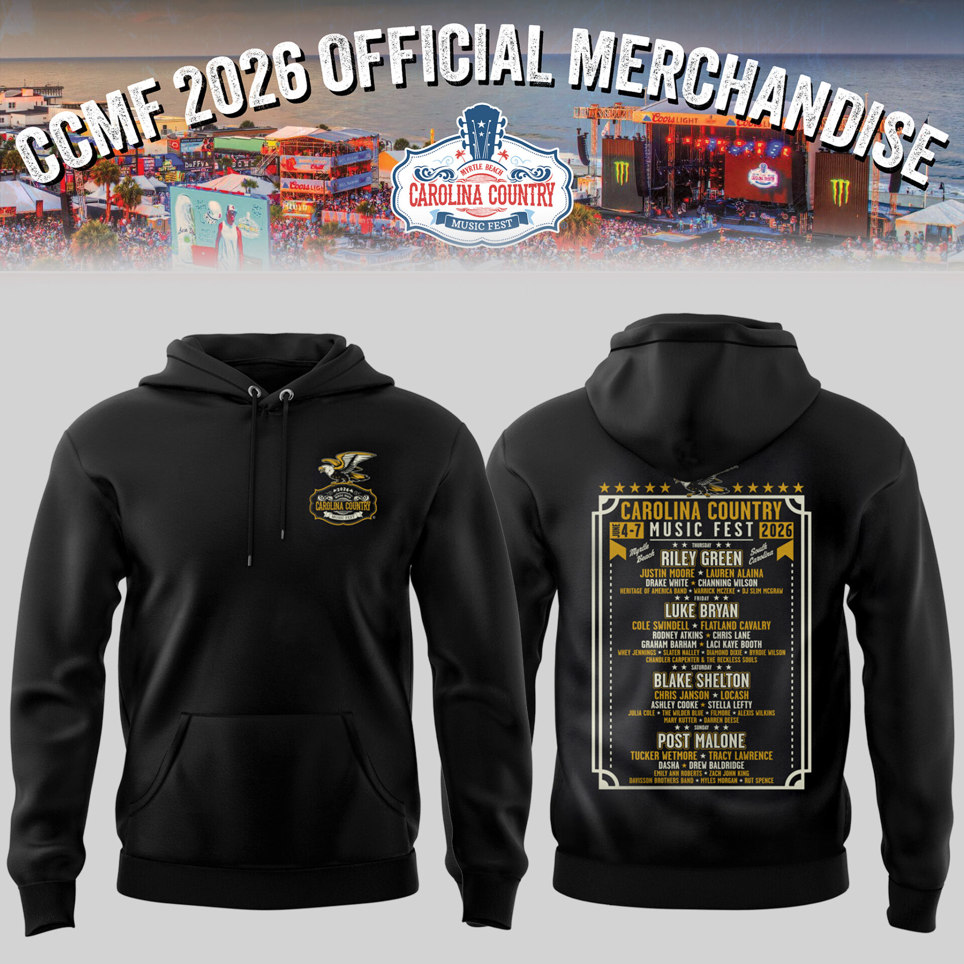 Ccmf Exclusive Hoodie Gift For Country Music Fans 2026