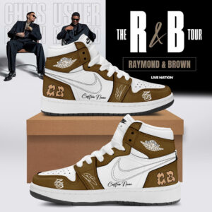 Chris Brown The R&B Tour 2026 Limited Signed Shoes Gift For Tour Merchandise Collectors