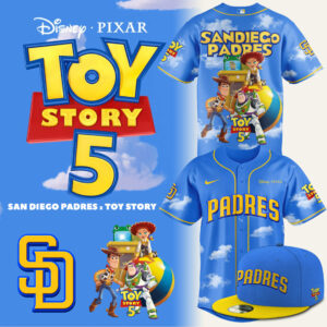 San Diego Padres Toy Story 5 Theme Nights Jersey Gift For Fans 2026