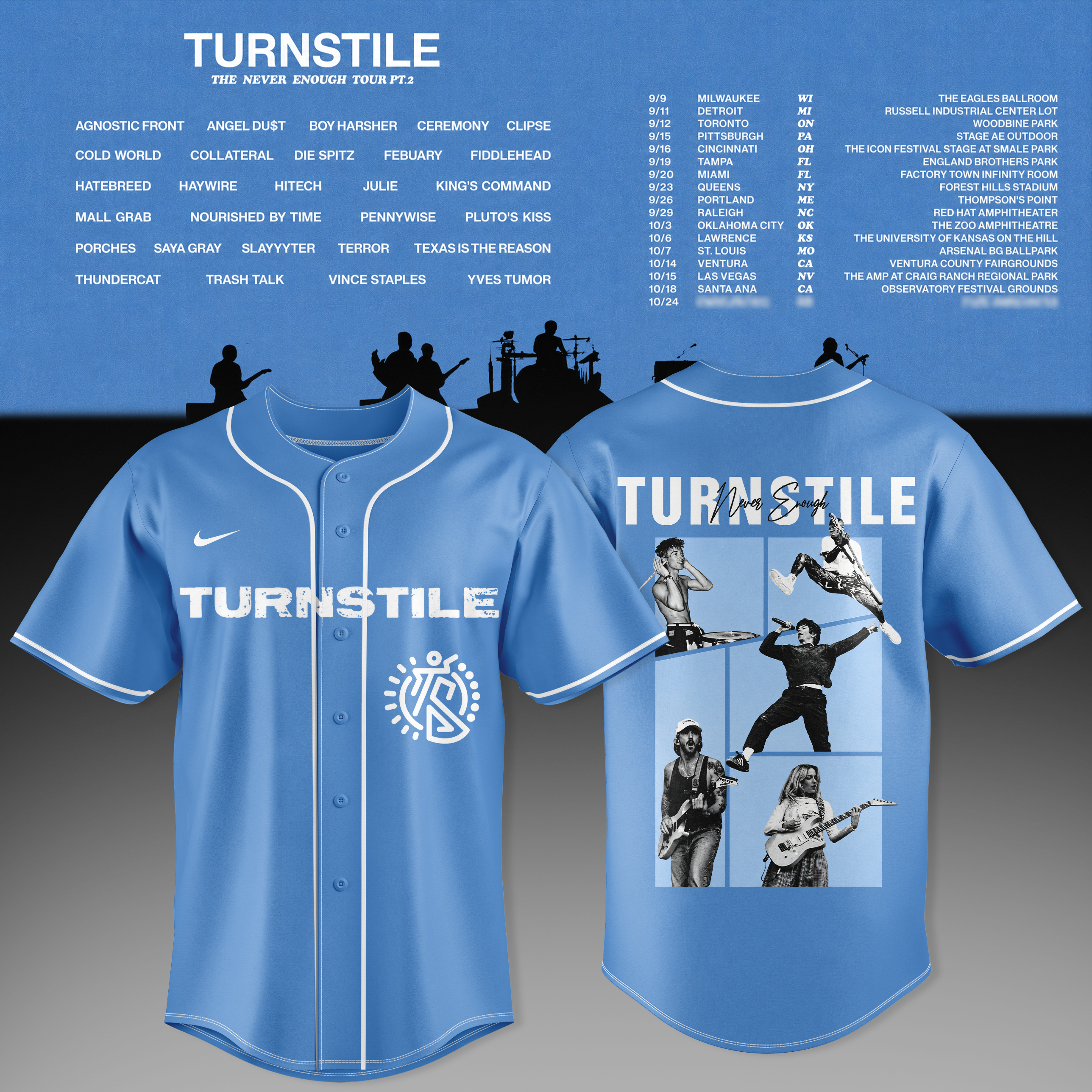 The Never Enough Tour Pt. 2 Premium Tour Jersey Gift For Dedicated Fans