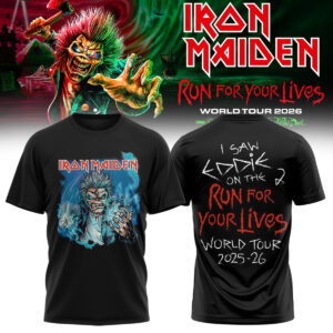 Iron Maiden Run For Your Lives World Tour Premium Fan T-Shirt Gift For Music Enthusiasts