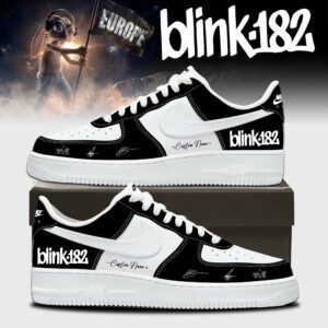 Blink182 New Eu Shows Limited Edition Signature Shoes V6 Gift For Tour Collectors