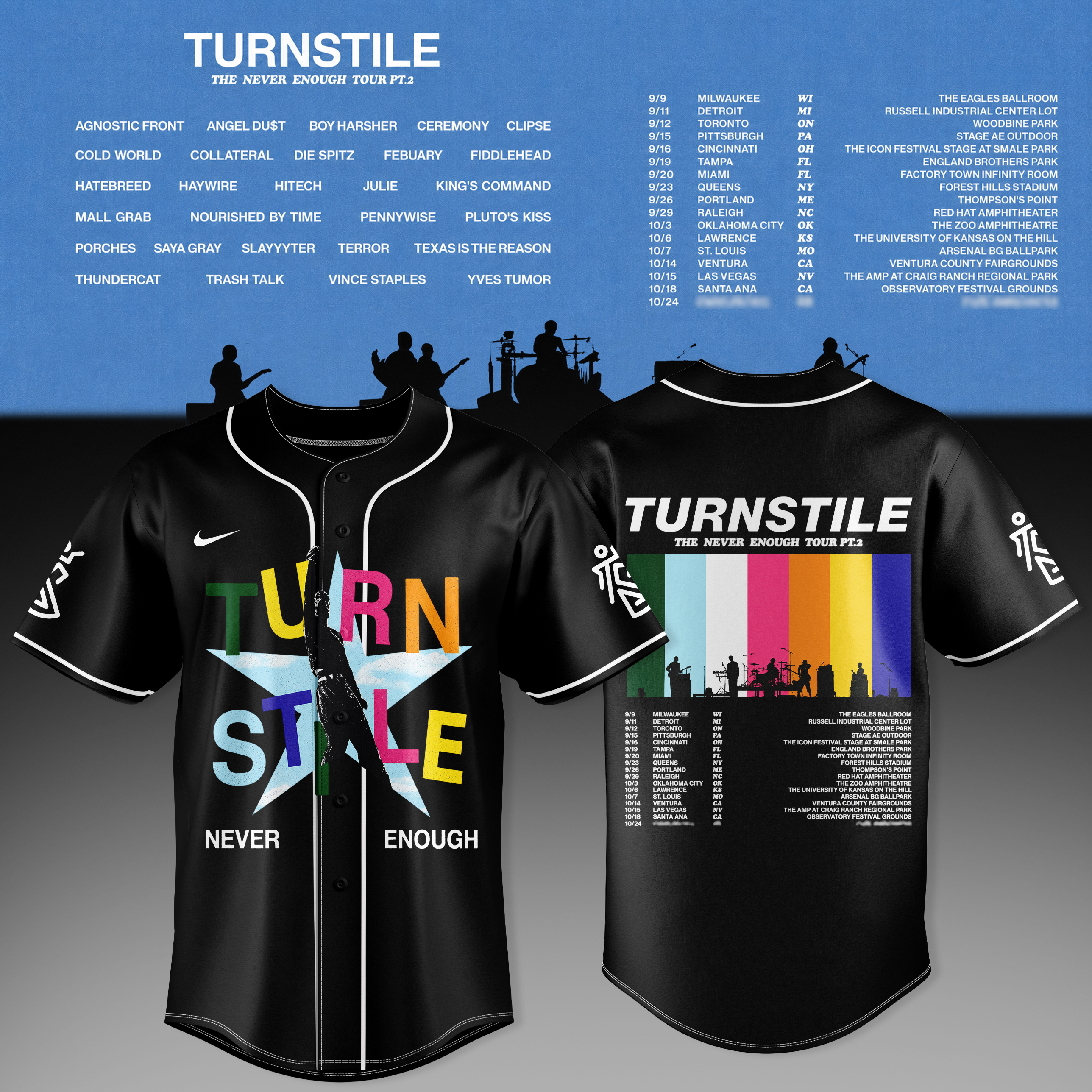 The Never Enough Tour Pt. 2 Fan Collection Jersey Gift For Concert Lovers