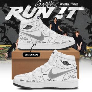 Stray Kids Run It World Tour 2026 Exclusive Signature Shoes Gift For Dedicated Stay Fans