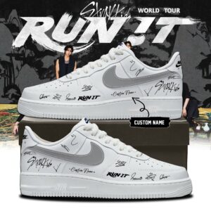 Stray Kids Run It World Tour 2026 Premium K-Pop Shoes Gift For K-Pop Lovers