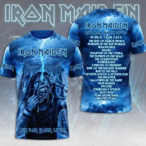 Iron Maiden Tour 2026 3D Apparel Gift For Rock Music Supporters