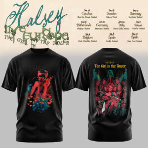 Halsey The Girl In The Tower Europe Tour Collector Graphic T-Shirt