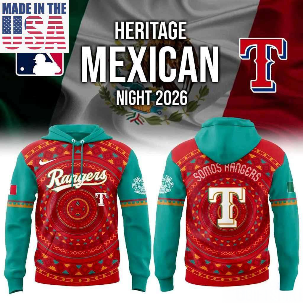Texas Rangers Mexican Heritage Celebration 2026 Hoodie