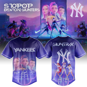 New York Yankees Kpop Demon Hunters Night Fan Collection Jersey