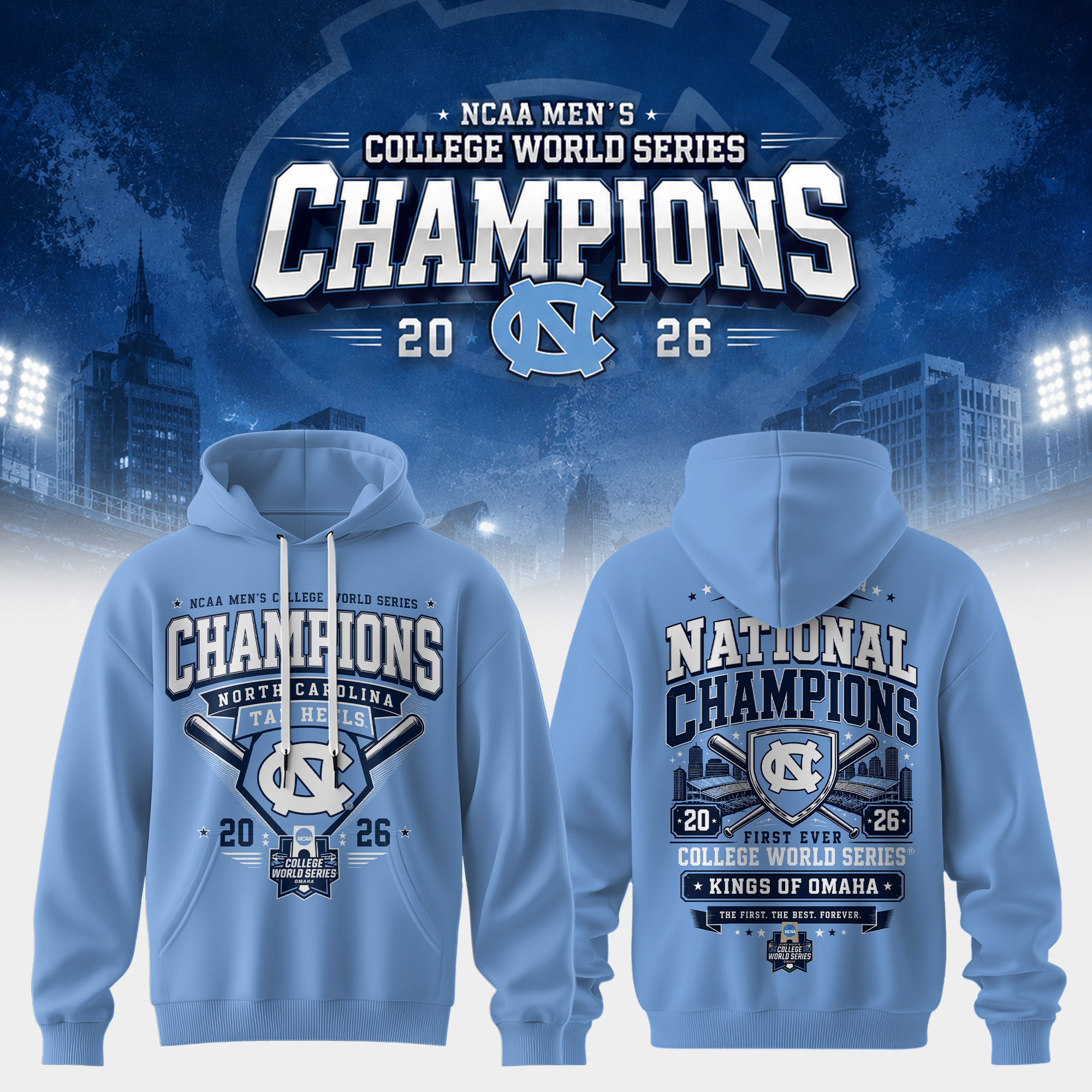 Mens College World Series Champions 2026 Victory Hoodie