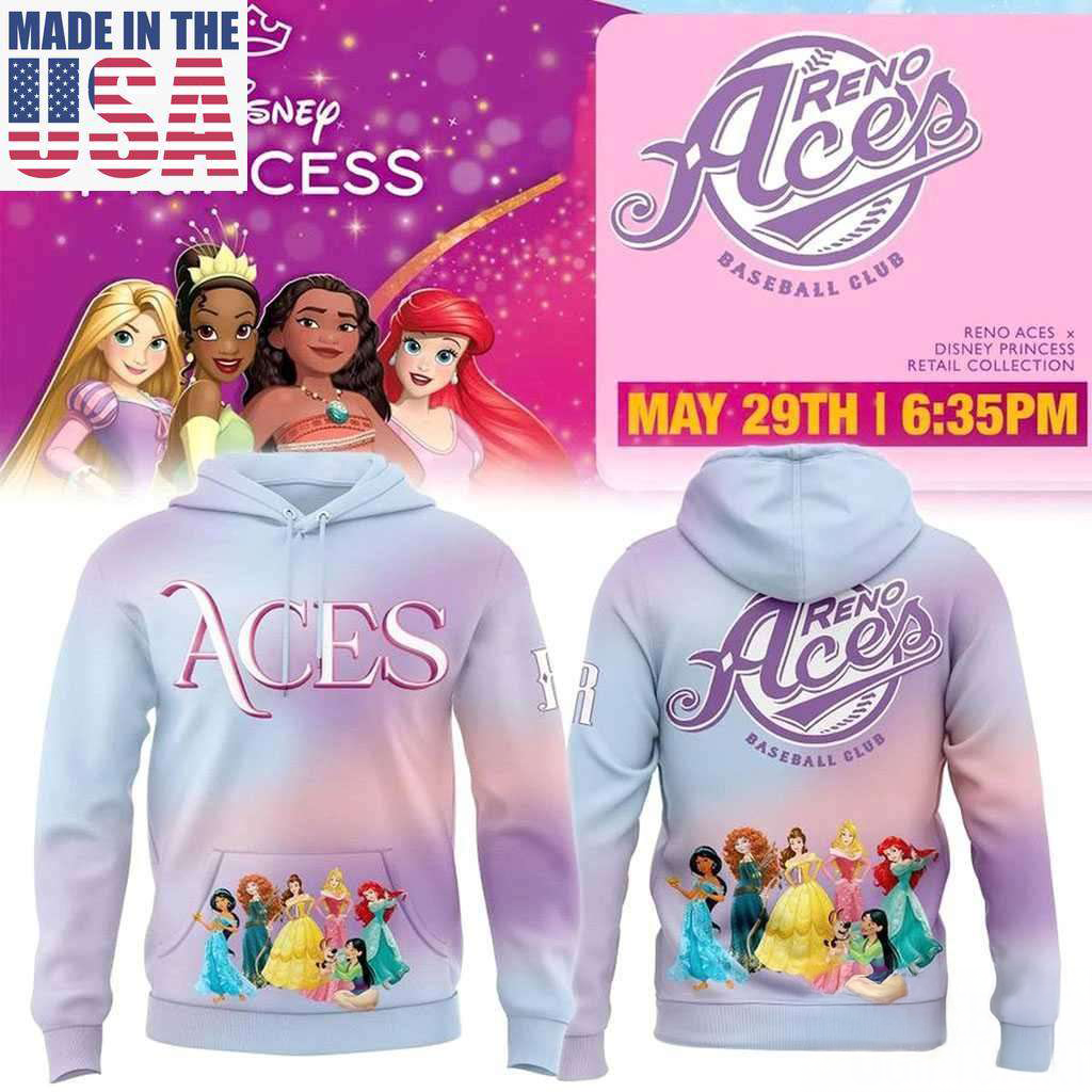 Reno Aces Disney Princess Night 2026 Tee Hoodie