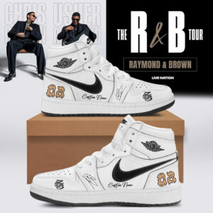 Chris Brown The R&B Tour 2026 Signature Signed Shoes Gift For R&B Enthusiasts
