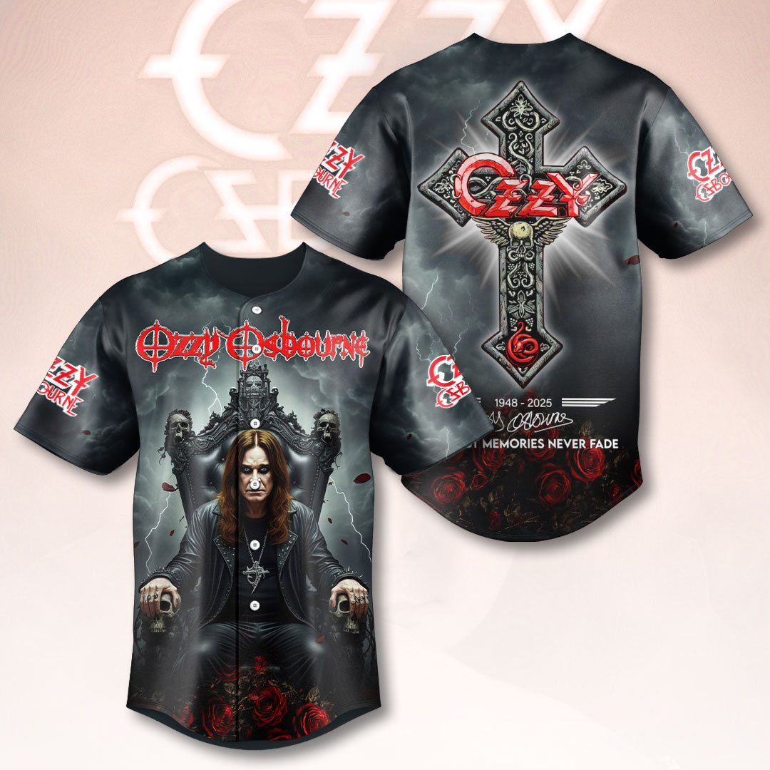 Ozzy Osbourne Baseball Jersey Gift For Collector Fans Music Season