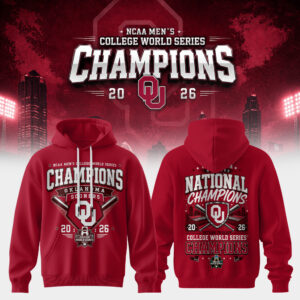 Mens College World Series Champions 2026 Legacy Fan Hoodie