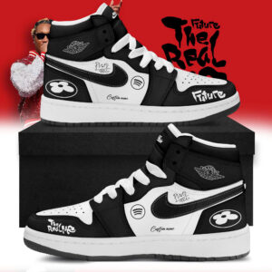 Future The Real Me Album Signature Air Jordan 1 Sneakers Gift For Rap Fans