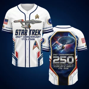 Star Trek Usa 250 Anniversary Baseball Jersey Gift For Collectors America 2026