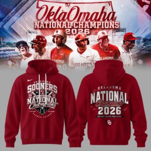 Oklahoma Sooners 2026 Ncaa Baseball National Champions Fan Hoodie