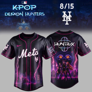 Kpop Demon Hunters Night X Mlb Huntrx 2026 Exclusive Fan Jersey