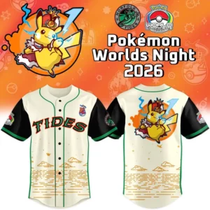 Norfolk Tides 2026 PokeMon Worlds Night Jersey