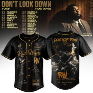 Dont Look Down Tour 2026 Limited Edition Baseball Jersey