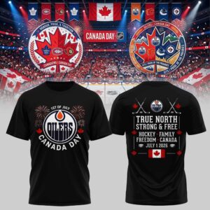 Canada Day Hockey Commemorative Fan T-Shirt