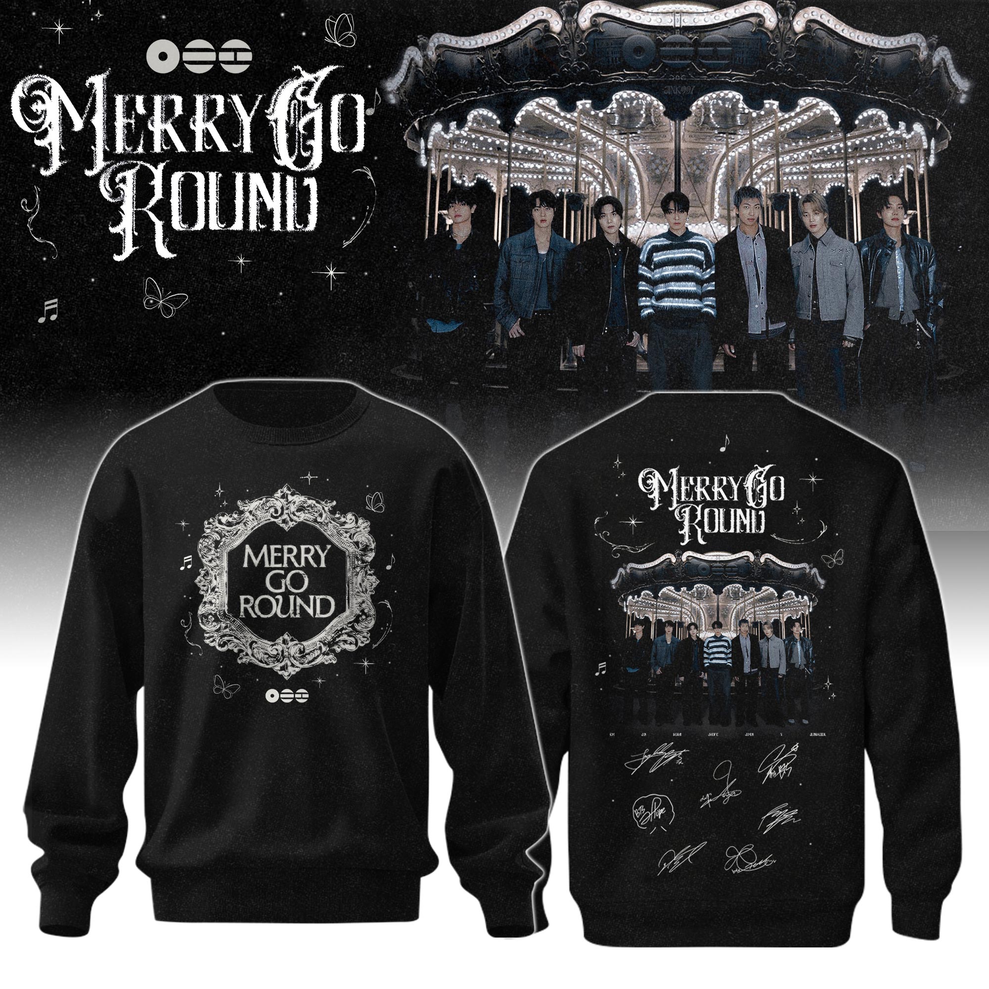 Bts Special Arirang Merry Go Round 2026 Sweatshirt Gift For Kpop Lovers Fan Collection
